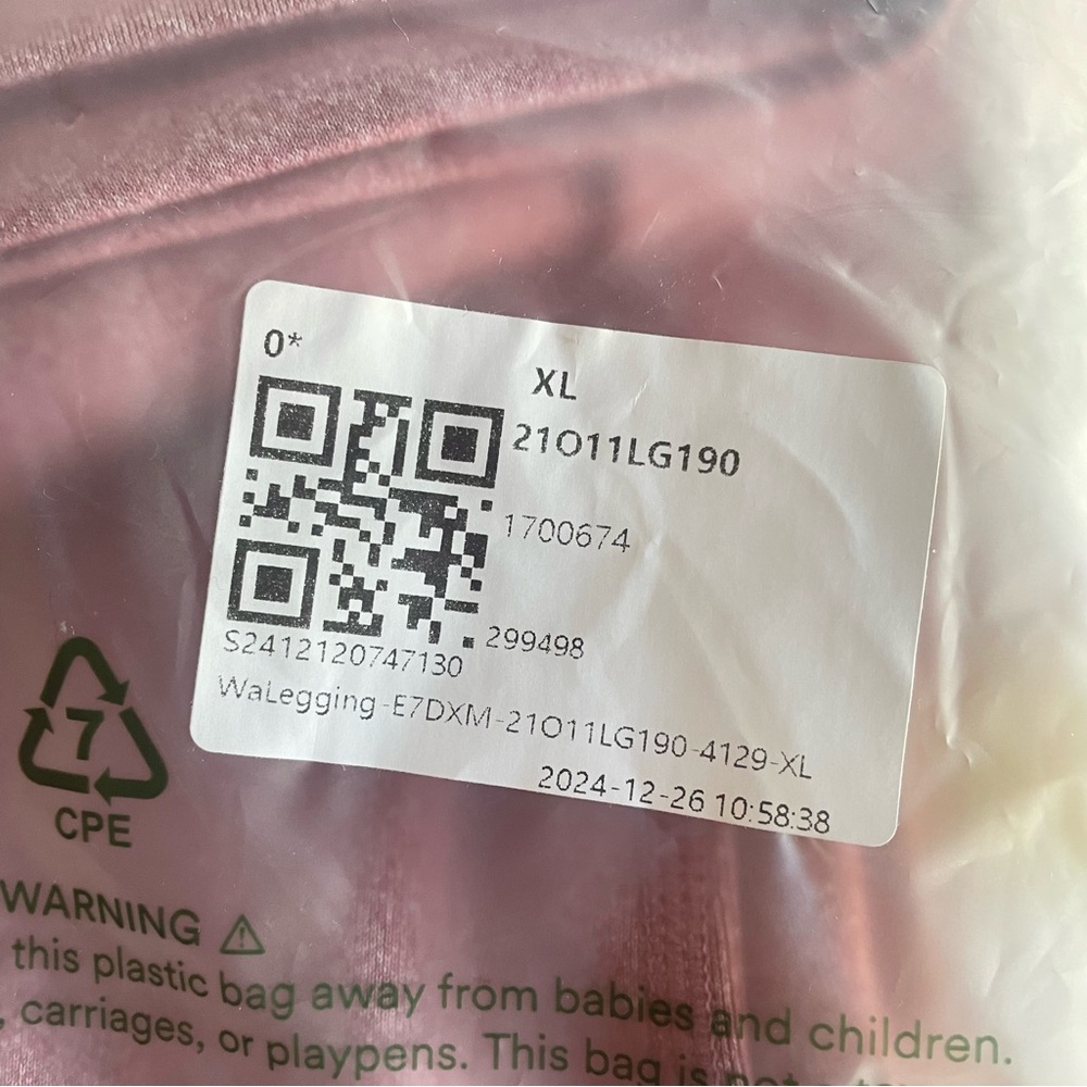 Halara In My Feels Super High Waisted Fold Over Flare Leggings XL New - Picture 7 of 7